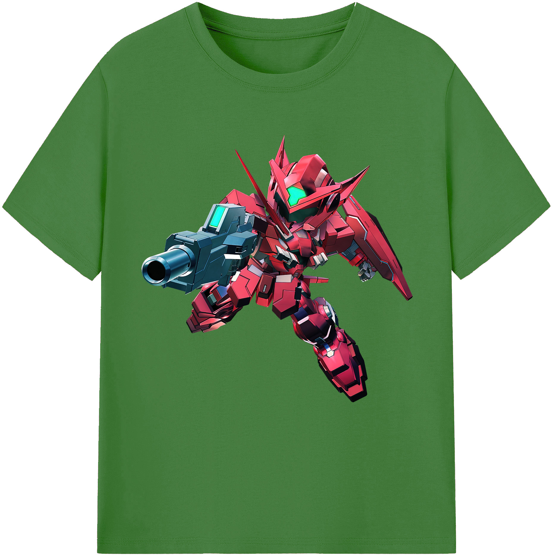 （画像用） 機動戦士ガンダム Mobile Suit Gundam レディースカジュアルプリントTシャツ（綿100％）